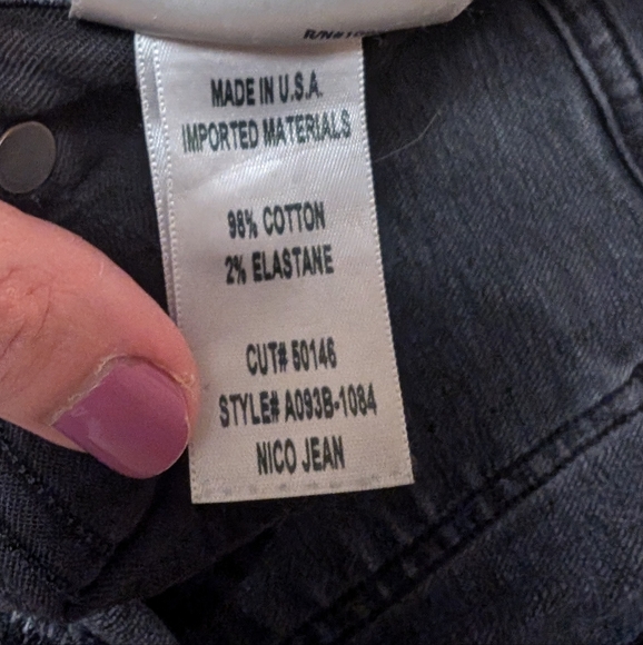 AGOLDE Nico High Rise Slim Fit size 27 - Picture 5 of 7